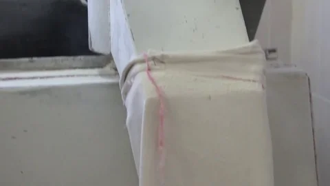 Flour is poured into a bucket Stock Footage 81268565