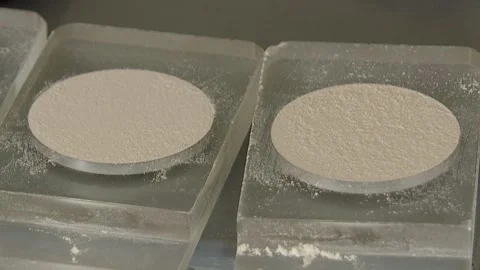 Flour production. In the laboratory, determine the quality of grain. Video stock 111244685