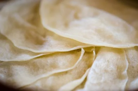 Flour roti Stock Photos