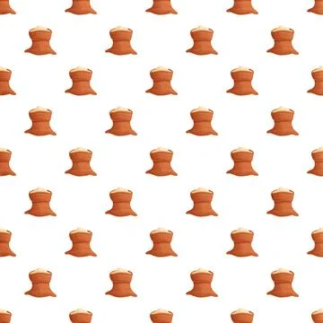 Flour sacks pattern for baking background Stock Illustration