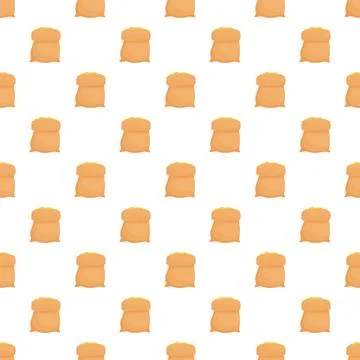 Flour sacks pattern representing baking ingredients and agriculture Stock Illustration