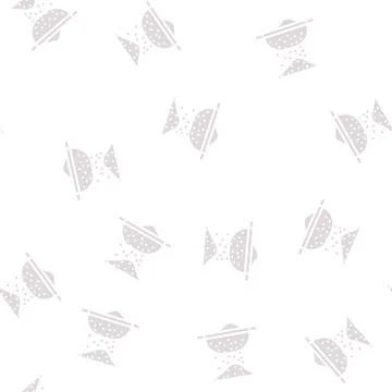 Flour sift glyph vector seamless pattern Stock Illustration