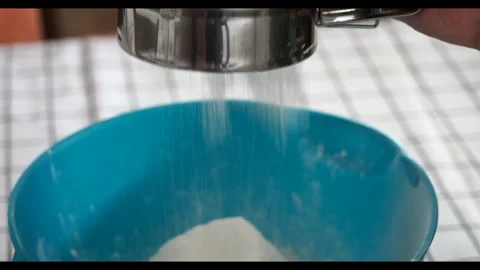 Flour Sifter Stock Footage 304691158