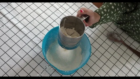 Flour Sifter Stock Footage 304691298