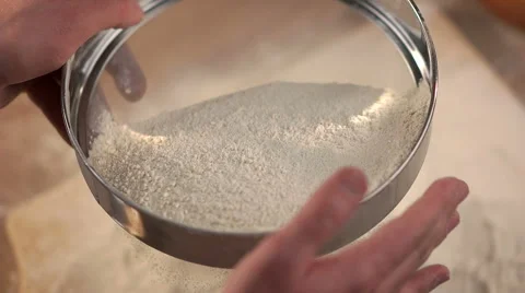 Flour Sifting Video stock 62463271