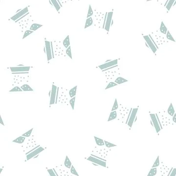 Flour sifting glyph vector seamless pattern Illustrazione stock