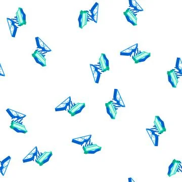 Flour sifting isometric icon seamless pattern Stockillustratie