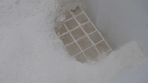 Flour Sifting Process in Industrial Bakery Stock Footage 321293310