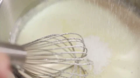 Flour sifting through a sieve for a baking Stock Footage 59083455
