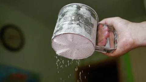 Flour slow Stock Footage 286008534