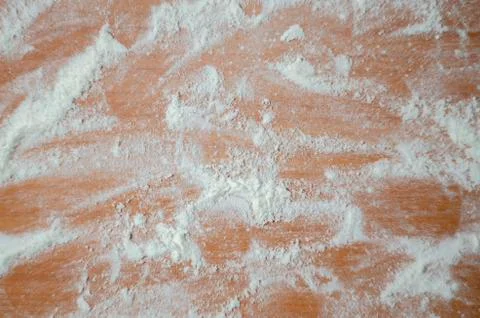 Flour on the table 写真素材