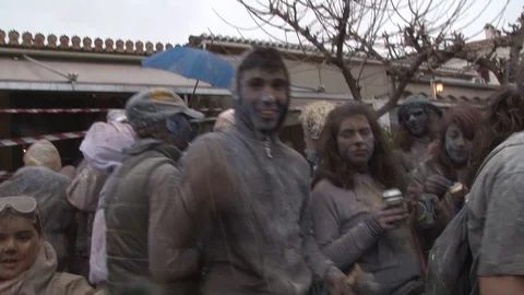 Flour wars Video stock 87614491