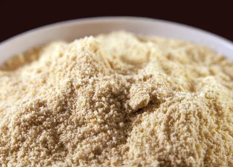 Flour from a wheat germs Stock Photos