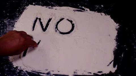 Flour Write No Gluten Video stock 128837638