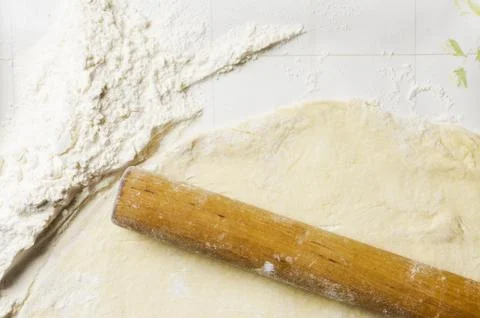 Floured the dough Stock Photos