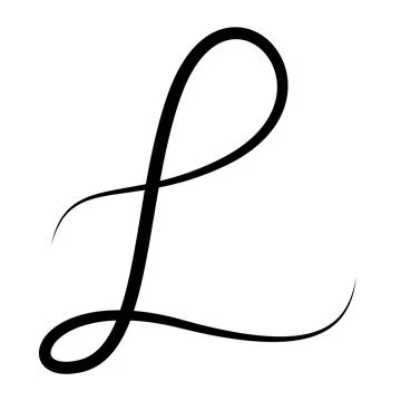 Flourish calligraphic design element. Page decoration symbol to embellish your Stock Illustration