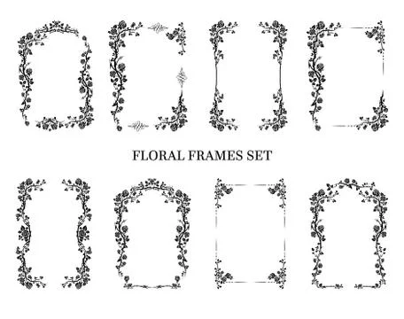 Flourish design elements Stock Illustration