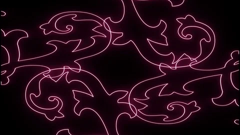 Flourish formation VJ loop Stock Footage 89126890