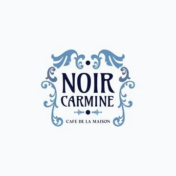 Flourish frame logo design template Stock Illustration