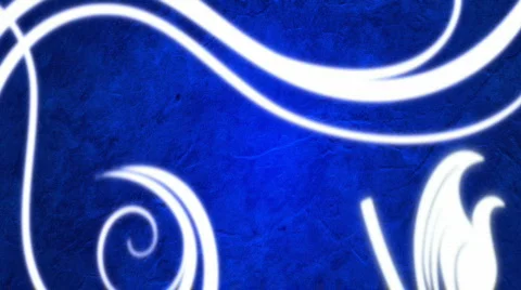 Flourishes on blue background 動画素材 459572