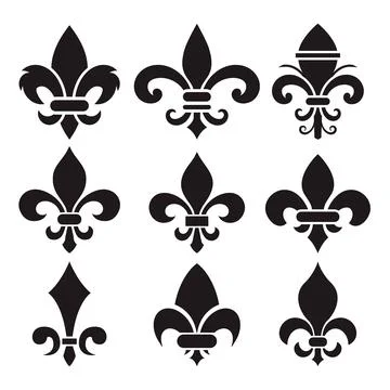 Flourishing decorative elements for retro design. Ornaments in the form of .. Stock Illustration