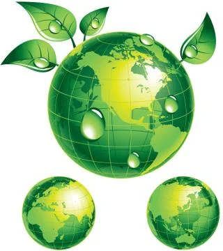 Flourishing globe 스톡 일러스트