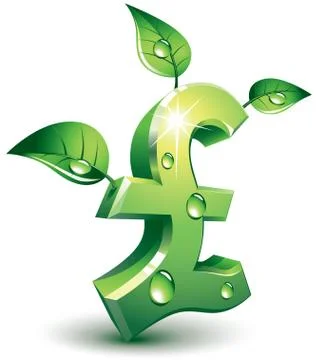 Flourishing pound Stock Illustration