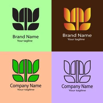 Flourishing Unity logo design Stock Illustration