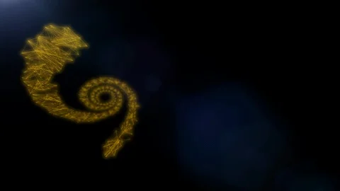 Flow Abstract Geometric Background 3D Render Video stock 119883909