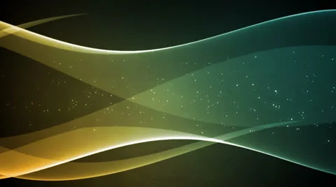 Flow Amber Blue Stock Footage 25888764