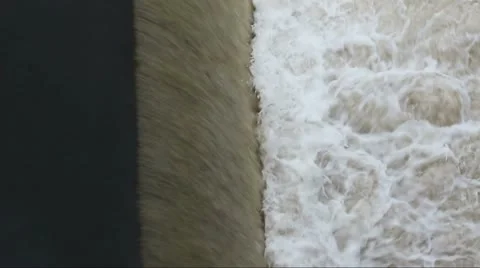 The flow and waterfall of river water Stock Footage 18194102