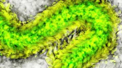 Flow Animation, Abstract Fluid Animation, Seamless Loop Animation, 4K Video Stock Footage 241813203