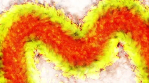 Flow animation, Abstract fluid animation, Seamless loop animation, 4K video Stock Footage 241813574