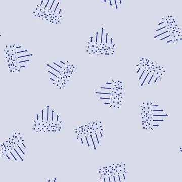 Flow arrows big data glyph seamless pattern Illustrazione stock