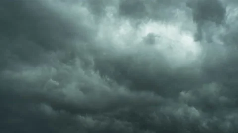 The flow of beautiful rain cloud. Time lapse. Wide angle Stock-Footage 62262295