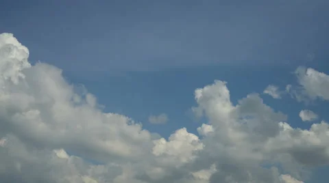 The flow of beautiful rain cloud. Time lapse Stock Footage 62741707