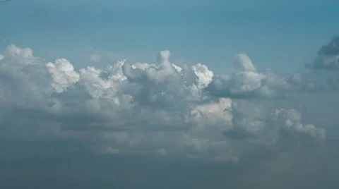 The flow of beautiful rain cloud. Time lapse Stock Footage 62741904