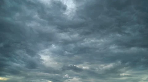 The flow of beautiful rain cloud. Time lapse Vidéo 62743161