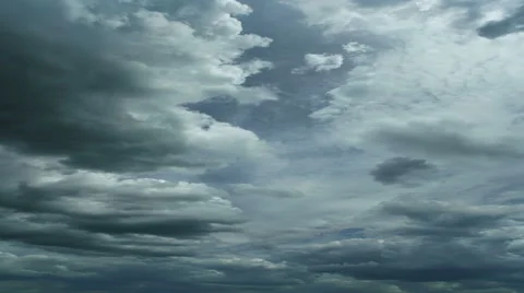 The flow of beautiful rain cloud. Time lapse Stock Footage 62849861
