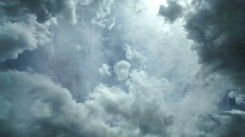 The flow of beautiful rain cloud. Time lapse Stock Footage 62850207