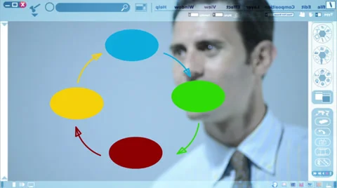 Flow Chart Colors Stock Footage 24233744