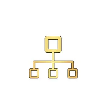 Flow chart computer symbol Stock Illustration