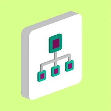 Flow Chart computer symbol Stock Illustration