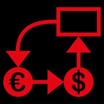Flow chart icon Stock Illustration