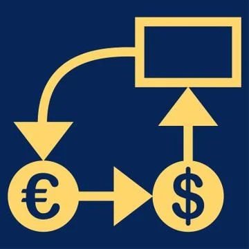 Flow chart icon Stock Illustration