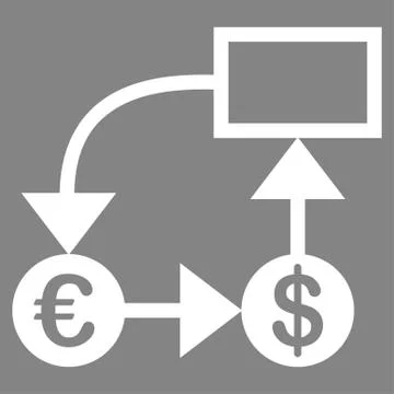 Flow chart icon Illustrazione stock