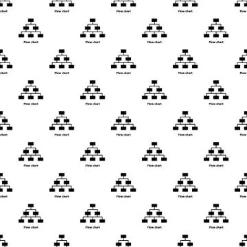 Flow chart pattern vector seamless Stock Illustration