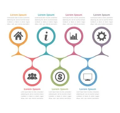 Flow Chart Template Stock Illustration
