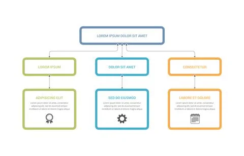 Flow Chart Template Illustrazione stock
