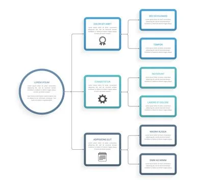 Flow Chart Template Illustrazione stock